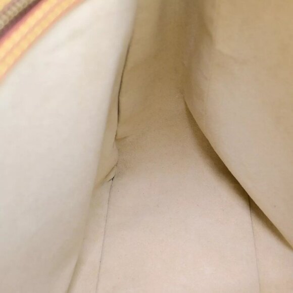 LOUIS VUITTON Logo Looping GM Shoulder Bag Monogram Leather Brown - Picture 6 of 16